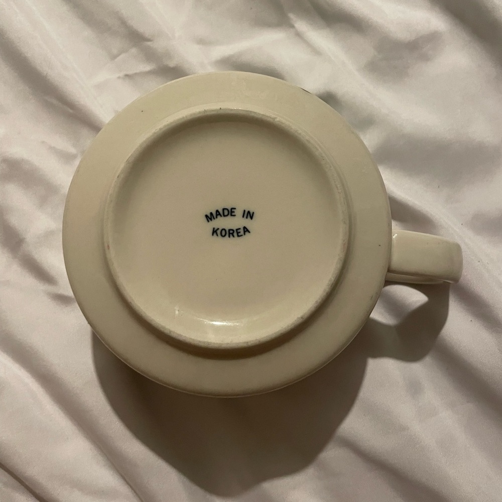 Celery Decorated Made in Korea Soup Mug Bowl - Picture 4 of 4